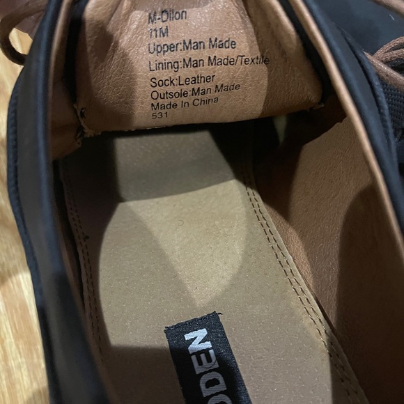 Steve Madden M-Dillon Dress shoes Blk Sz 11 - Picture 10 of 10